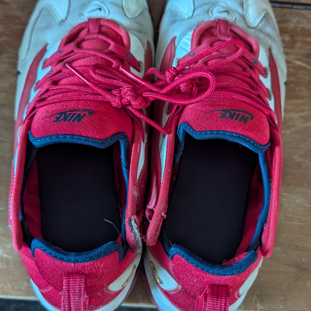 Nike Red and Black Athletic Shoes